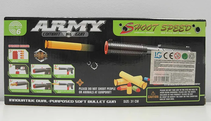 Pistola giocattolo «Pistolet avec chargeur» — foto 2 dell'alert A12/01789/20