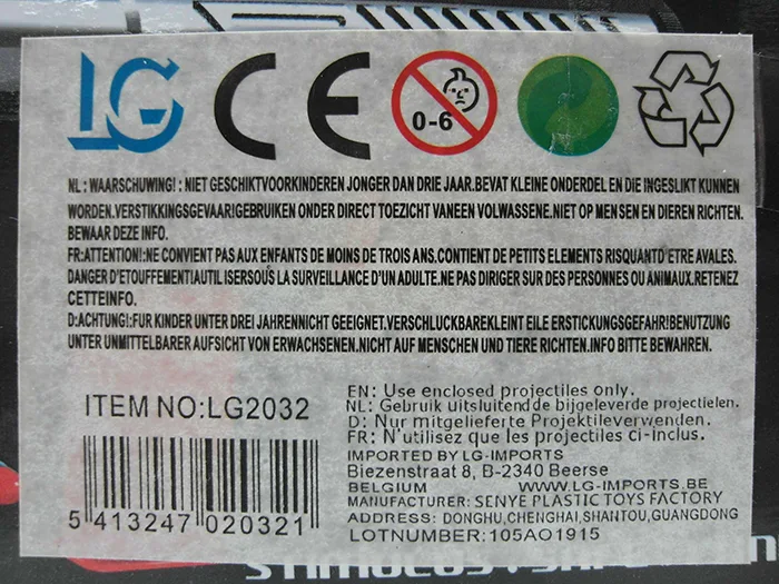 Pistola giocattolo «Pistolet avec chargeur» — foto 3 dell'alert A12/01789/20