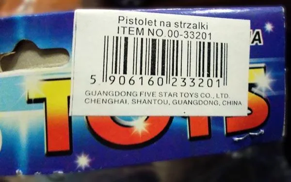 Set di armi giocattolo «Pistolet na strzalki» — foto 3 dell'alert A12/1623/19