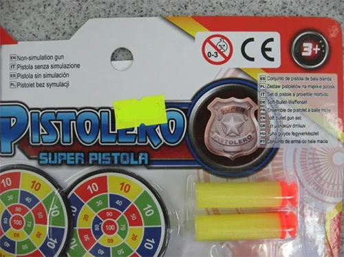 Pistola giocattolo di plastica «PISTOLLERO SUPER PISTOLA» (Mile)