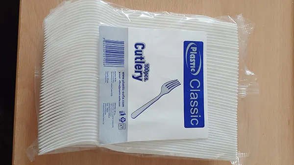 Forchette di plastica «Plastic forks - Plastic Classic 100pcs Cutlery» — foto 1 dell'alert A12/01689/21