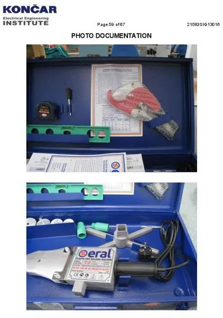Saldatrice per tubi in plastica «Plastic Pipe Welding Machine» — foto 2 dell'alert A12/0481/14