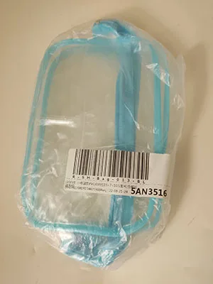 Borsa cosmetica «Plastic PVC Clear Transparent Case Cosmetic  Plast» — foto 2 dell'alert A12/02169/23