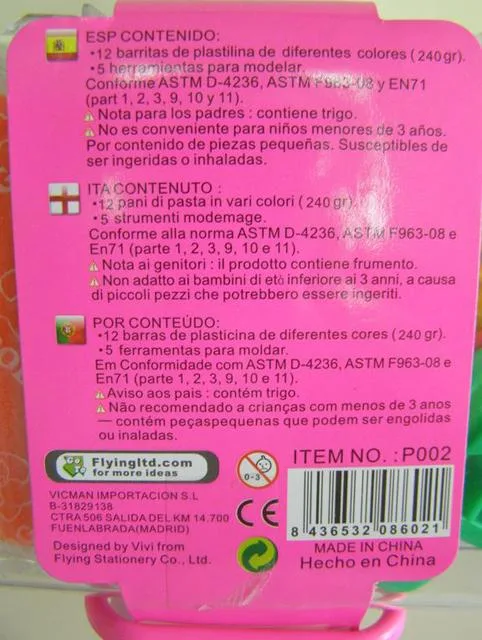 Set di plastica «PLASTILINA» — foto 2 dell'alert A12/1143/14