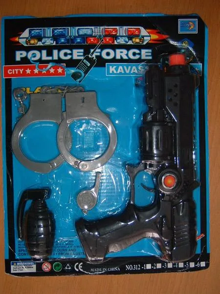 Play set della polizia giocattolo – "Forza della polizia" (Unknown)