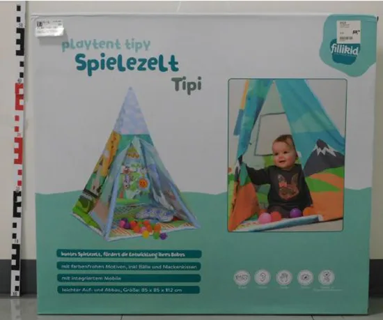 Tenda da gioco «Playtent tipy / Spielezelt Tipi» (Fillikid)