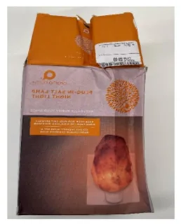 Luce notturna dell'incavo «Plug-In Salt Lamp Night Light» — foto 2 dell'alert A12/00326/23