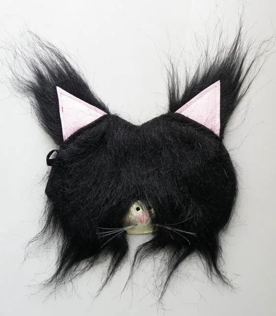 Maschera di fantasia-vestito «Plush kitty cat mask» (Rubie's)