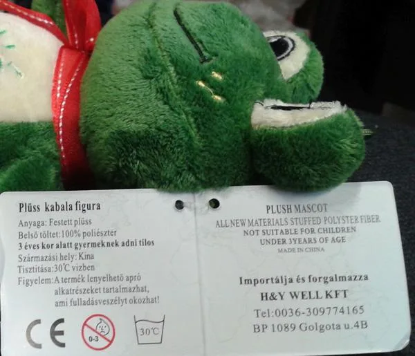 Giocattolo morbido «PLUSH MASCOT» — foto 3 dell'alert A11/0075/18