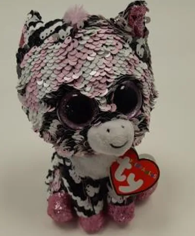 Giocattolo ripieno morbido «Plush toy Zoey with pailletjes» (TY.UK.LTD)