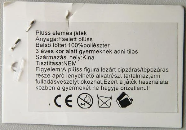 Giocattolo morbido «Plüss elemes játék» — foto 2 dell'alert A12/1371/18