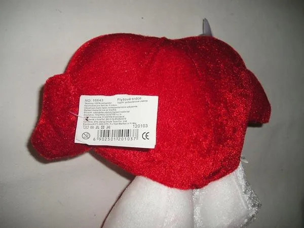 Giocattolo morbido «Plyšové srdce ('Plush heart')» — foto 2 dell'alert A12/1003/17