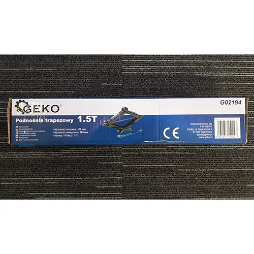 Jack a forbice «Podnosnik trapezowy 1,5T» (Geko)