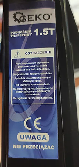 Carrello elevatore a forbice «Podnosnik trapezowy» — foto 4 dell'alert A11/00090/21
