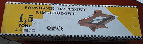 Presa di sollevamento a forbice «Podnosnik trapezowy samochodowy» — foto 2 dell'alert A12/00380/21