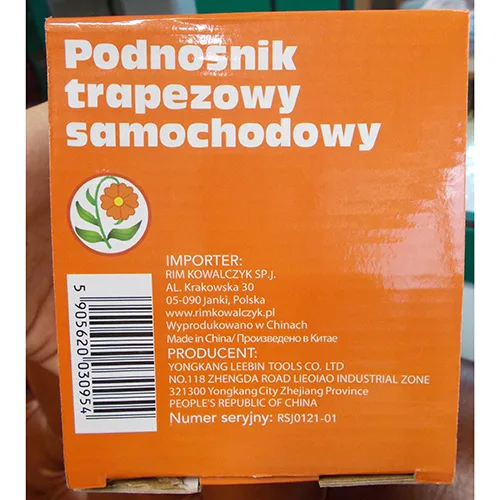 Jack a forbice «Podnosnik trapezowy samochodowy» — foto 3 dell'alert OR/00116/26