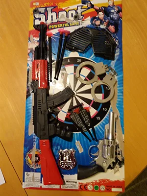 Set di pistole giocattolo «Police kit 'Shoot'»