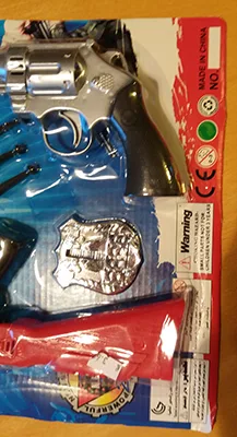 Set di pistole giocattolo «Police kit 'Shoot'» — foto 3 dell'alert A12/01850/20