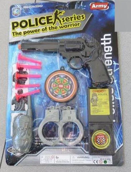 Set di pistole giocattolo «POLICE SERIES - THE POWER OF THE WARRIOR» (Samefa)