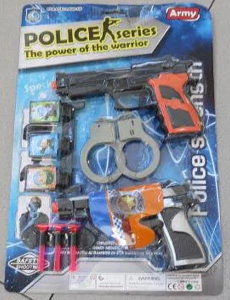 Set di pistole giocattolo «POLICE SERIES - THE POWER OF THE WARRIOR» — foto 3 dell'alert A12/0951/17