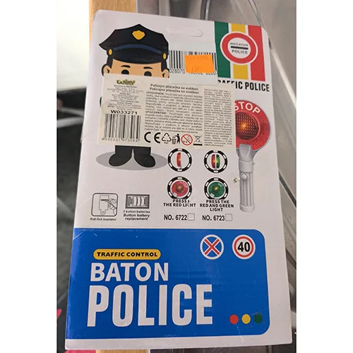 Giocattolo di controllo del traffico del bastone della polizia «Policejní plácačka» — foto 3 dell'alert SR/04508/25