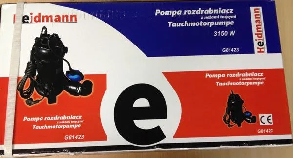 Pompa sommergibile «Pompa rozdrabniacz / Tauchmotorpumpe» (Heidmann)