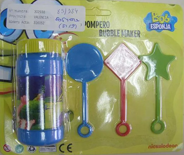 Giocattolo della bolla di sapone «Pompero Bubble Maker» (Nickelodeon)