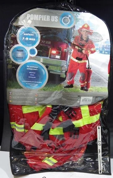 Costume di fantasia-vestito «Pompier US ('Firefighter US')» (Party Pro)