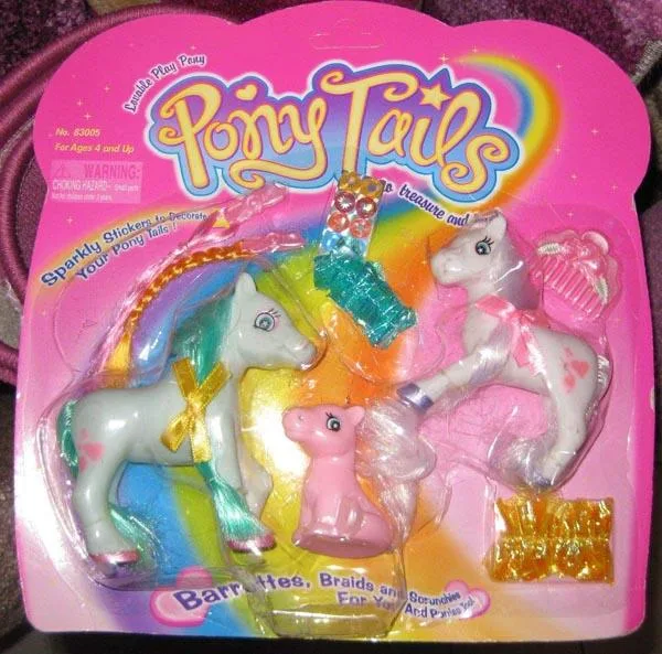 Set di giocattoli in plastica «Pony Tails» (Unknown)