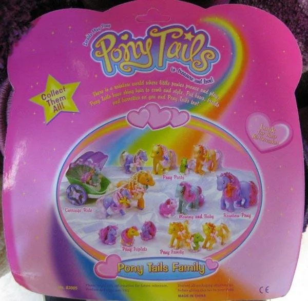 Set di giocattoli in plastica «Pony Tails» — foto 2 dell'alert A12/1309/16