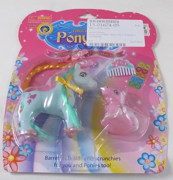 Set di pony in plastica «Ponystar» (Lelukulma)