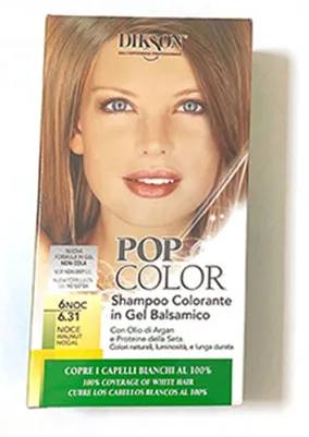 Set di tinture per capelli «POP COLOR Shampoo Colorante in Gel Balsamico» (DIKSON)