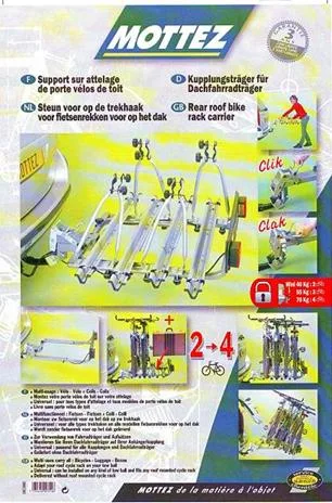 Portabiciclette montato sul retro (MOTTEZ)