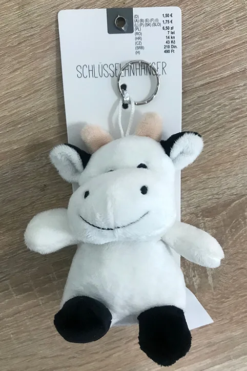 Portachiavi con un giocattolo morbido (Tedi)
