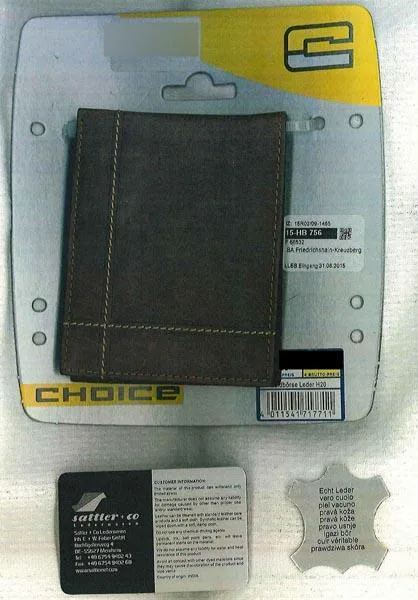 Portafoglio in pelle (Choice)