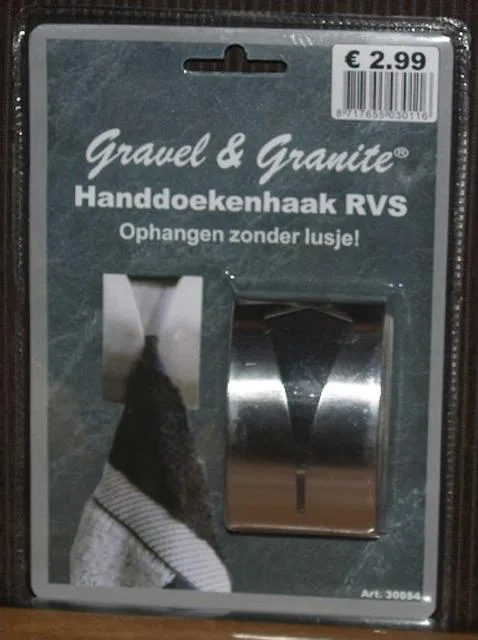 Portasciugamani – Handdoekenhaak RVS — foto 1 dell'alert 0760/10