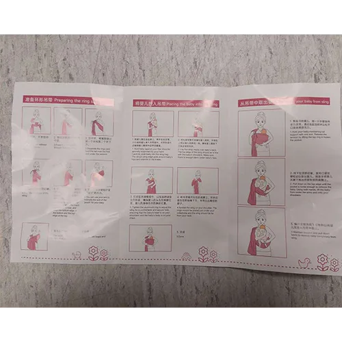 Portabebè «Porte-bébé anneau fronde coton porte-bébé enveloppement pour nouveau-nés respirant hanch…» — foto 3 dell'alert SR/01685/26