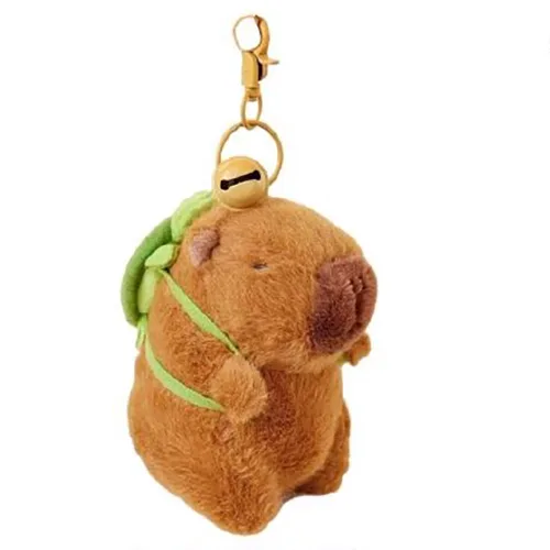 Portachiavi con giocattolo morbido «Porte clés en peluche capybara, plush doll»