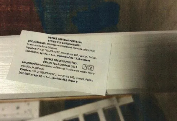Lettino per bambini «Postylka» — foto 2 dell'alert A12/0242/18