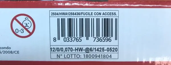 Set di tiro giocattolo «POTENTE FUCILE» — foto 4 dell'alert A12/1785/18