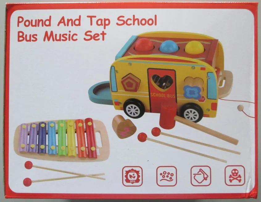 Set di musica giocattolo «Pound And Tap School Bus Music Set»
