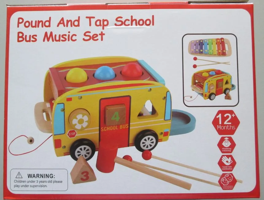 Set di musica giocattolo «Pound And Tap School Bus Music Set» — foto 3 dell'alert A12/01560/23