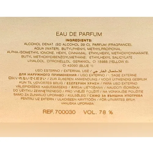 Profumo «pour femme» — foto 3 dell'alert SR/00339/26