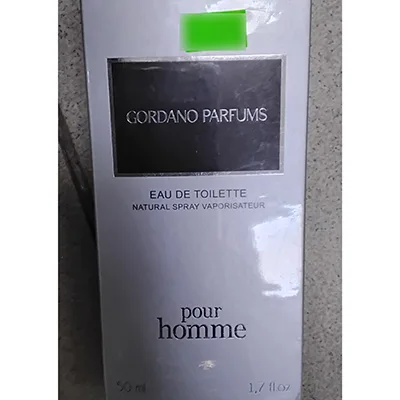 Eau de toilette «pour homme» (GORDANO PARFUMS)
