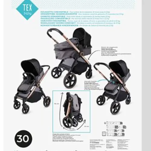 Passeggino per bambini «Poussette convertible» — foto 2 dell'alert SR/00163/26