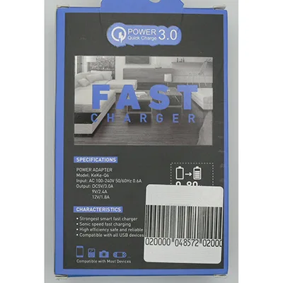 Caricabatterie USB «POWER 3.0 FAST CHARGE» — foto 2 dell'alert A11/00121/24