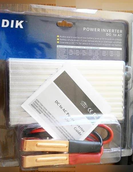 Inverter di potenza dell'automobile «Power Inverter DC to AC» — foto 2 dell'alert A12/1000/16