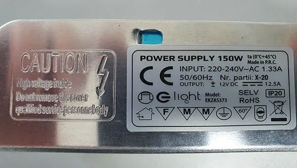 Alimentazione elettrica «Power Supply 150W» — foto 4 dell'alert A12/01763/23