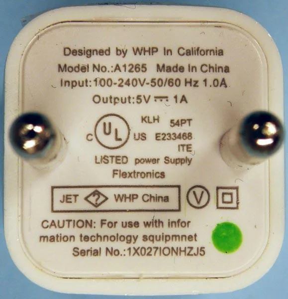 Caricabatterie USB «power supply» — foto 2 dell'alert A11/0043/19