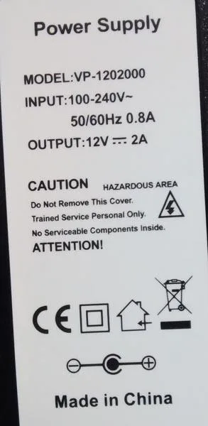 Adattatore di potenza «Power Supply» — foto 1 dell'alert A12/1194/15